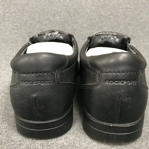 Rockport adiPRENE by adidas Black Leather Slip-On Penny Loafers Shoes Men 8.5 XW - Picture 6 of 7